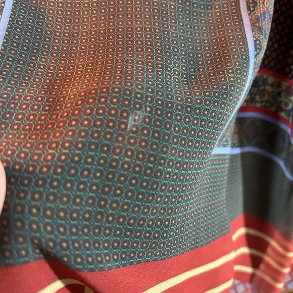 Anthropologie Dream Daily Colorful Patchwork A-Line Skirt Large - Picture 4 of 16